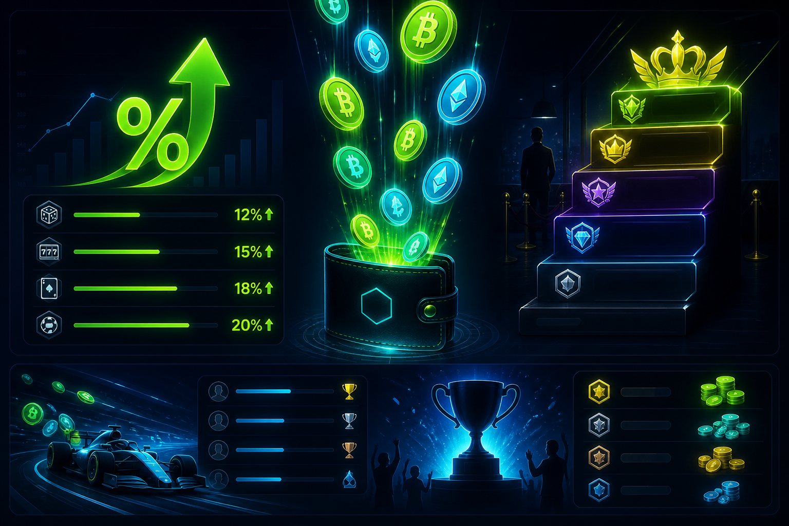 Rainbet bonuses illustration